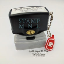 Load image into Gallery viewer, MH4313: Large  Stamp for Name Signature and Mini Logo
